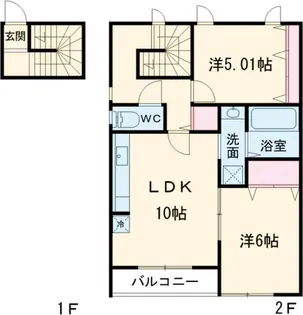 リュミエール【2階】の間取り