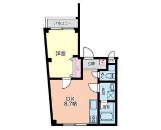 モンヴィラージュ【3階】の間取り