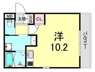ワコーレヴィアーノ垂水塩屋町【2階】の間取り