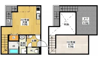 Maisonetic舟入本町【2階】の間取り