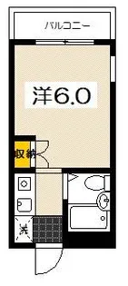 KBM三筋【2階】の間取り