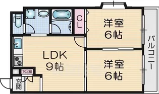 サクシードマンション【5階】の間取り
