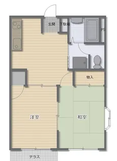 メゾンプルニエ【2階】の間取り