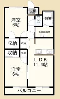 インプレッシブ【2階】の間取り