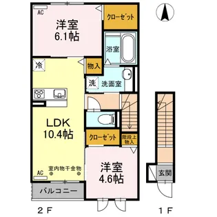 コンフォール西小鷹野の間取り
