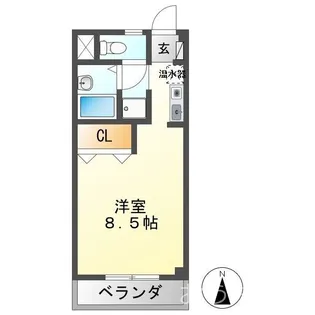 メゾンアミィ【2階】の間取り