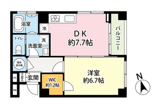 トーア高輪ガーデン【10階】の間取り