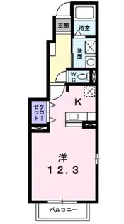 N’s スクエア【1階】の間取り