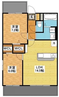 MODERN PALAZZO文教【5階】の間取り