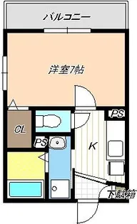 メルシー立華【1階】の間取り