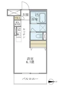 メゾンベール南麻布【3階】の間取り