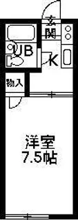 向日葵ハイツ【1階】の間取り