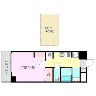 エヌエムスワサントトワ【4階】の間取り