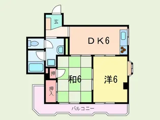 エスカ-ル魚崎【3階】の間取り