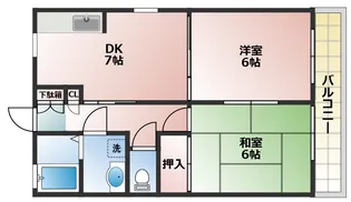 アドバンス【2階】の間取り