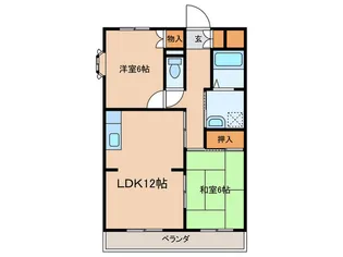 サンハイツヒカリ【2階】の間取り