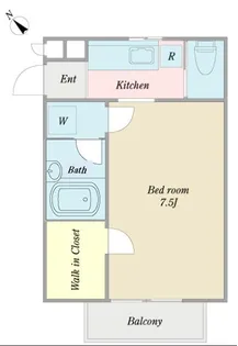 ランスロート21【2階】の間取り