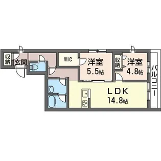 リラフォート【3階】の間取り