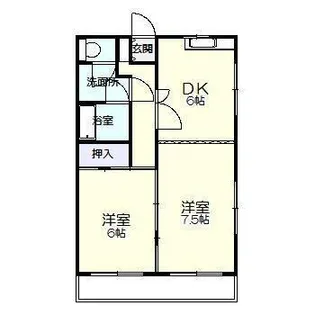 エクセレントハイツ【1階】の間取り