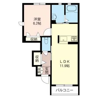 ベルハーモニー【SHM】【1階】の間取り