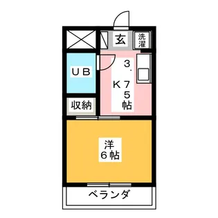 プティットメゾン【3階】の間取り