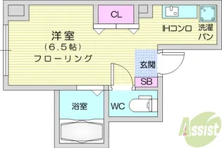 片平ブラボン【3階】の間取り