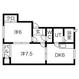 パンセス B棟【1階】の間取り