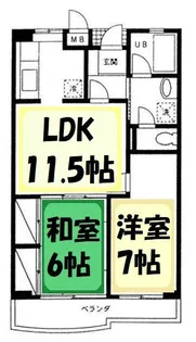 第32アオイビル【3階】の間取り