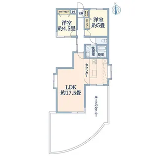 もえぎ野ガーデン【5階】の間取り