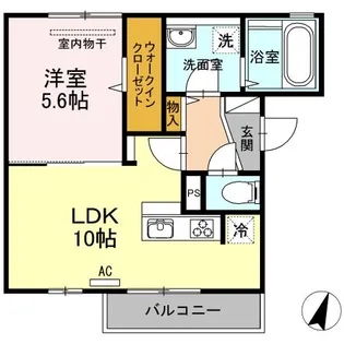グランオッツイズモ【2階】の間取り
