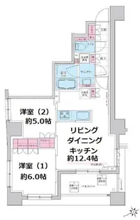 ステラメゾン三軒茶屋【8階】の間取り