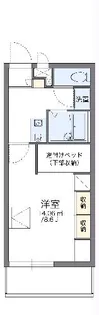 レオパレスフラワー【3階】の間取り