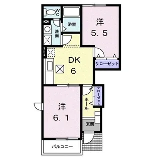 サンパティIII【1階】の間取り