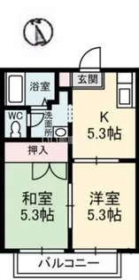 サニーズ福庭II B棟【1階】の間取り