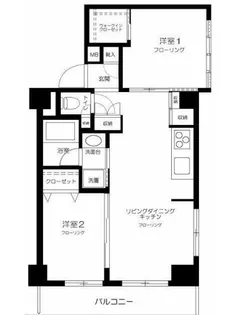 コーヅ白金台【7階】の間取り