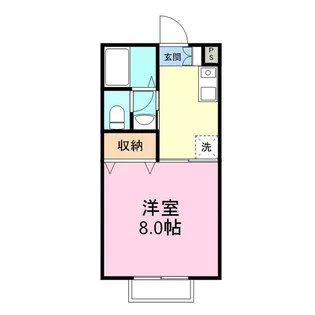 ラッテカルドII【1階】の間取り