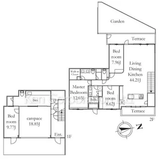 ワイズテラス田園調布【2階】の間取り
