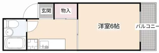 大阪府高槻市大畑町【マンション】の間取り