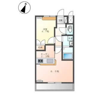 サンガーデン【1階】の間取り