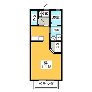 グリーンワースI【1階】の間取り