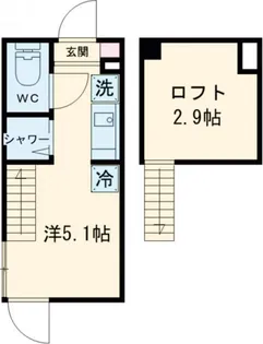 エスペランサ 平井【2階】の間取り