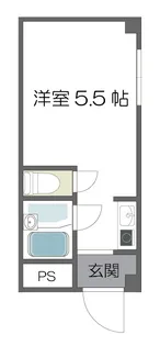 1Kの間取り画像