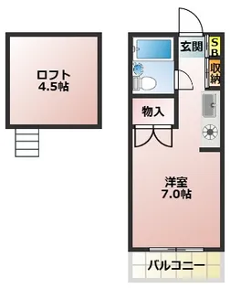 エクセル板橋【1階】の間取り
