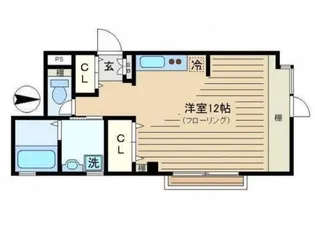 東京都新宿区西新宿7【マンション】の間取り