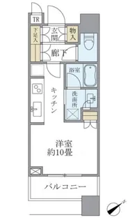 Brillia Towers目黒 サウスレジデンス【10階】の間取り