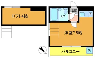 ジュネパレス船橋第53【2階】の間取り