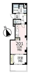 A・R横浜【2階】の間取り