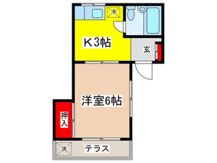 コ-ポパレス【1階】の間取り