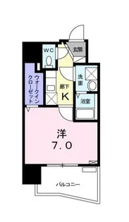 メルヴェーユ・押上【6階】の間取り
