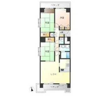 赤羽ハイツ【5階】の間取り